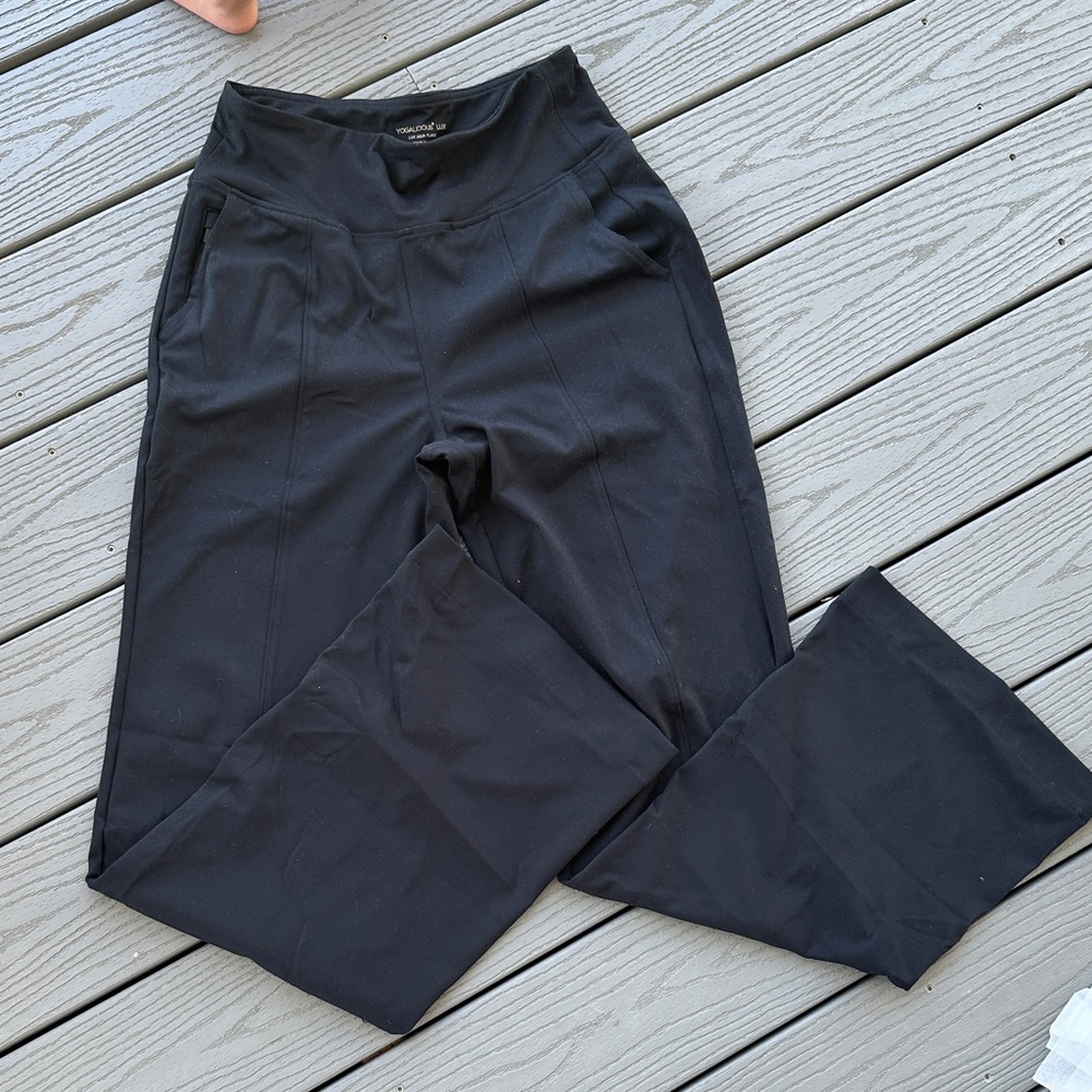 Yogalicious lux wide leg flare Athletic pants S